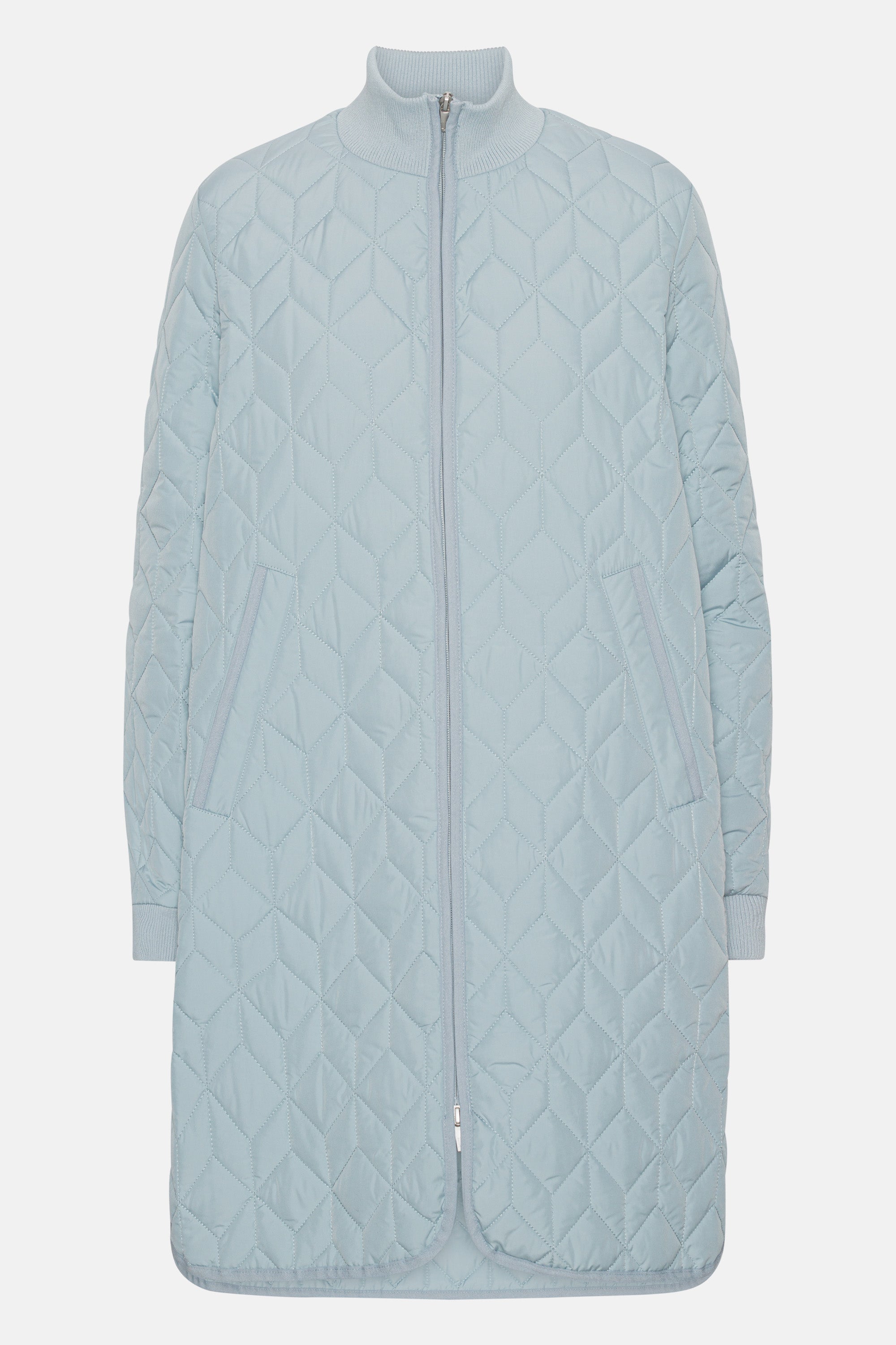 Ilse Jacobsen Hornbæk Outerwear Steppmantel Coat 608 Pale Petroleum